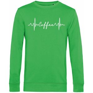 7431 - Sweater - Coffee-Apple Green-XS
