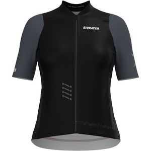 Bioracer Icon - Fietsshirt Dames Korte Mouw - Black Anthracite - Maat S