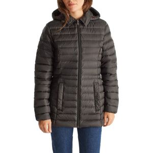 JOTT - Nour 2.0 - Halflange Donsjas - Zwart - Casual - Polyamide