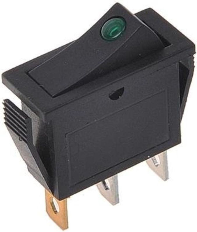 ProPlus - Wipschakelaar LED - Groen - 12/24V - Max. 10A - Kunststof