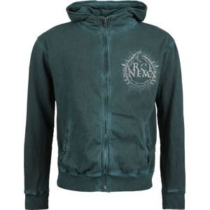 Arch Enemy Will To Power Heren Vest met capuchon - donkergroen - XL