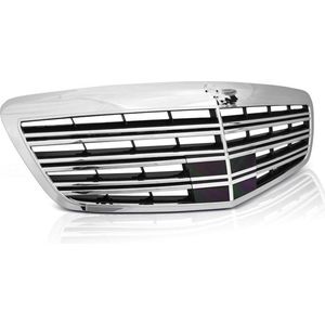 Grill MERCEDES W221 09-13 S65 AMG CHROOM ZWART
