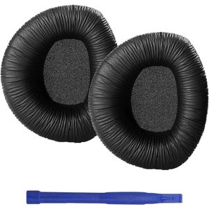 Allecto Plus - Vervangende oorkussens voor hoofdtelefoon in zacht kreukvrij leer en traagschuim - Compatibel met RS160 RS170 RS180 HDR160 HDR170 HDR180