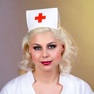 Verpleegster hoedje - zuster hoedje - dokter - nurse