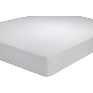 Beschermende matrashoes - Ademend antiallergisch punt 160 x 190/200 cm - Wit - 200cm