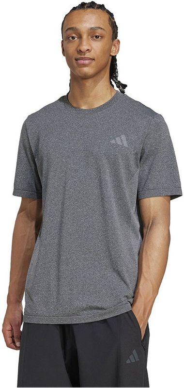 adidas Performance - Train Essentials Structure - T-shirt - Grijs - Korte Mouwen