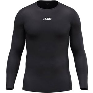 JAKO Unisex shirt met lange mouwen Function, zwart, S