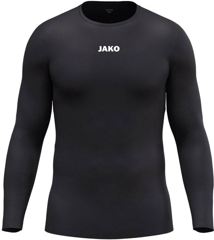 JAKO Unisex shirt met lange mouwen Function, zwart, S