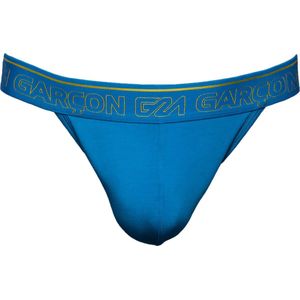 Garçon Thong Blue - MAAT S - Heren Ondergoed - String voor Man - Mannen Thong