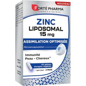 Forté Pharma Liposomaal Zink 15 mg 60 Plantaardige Capsules