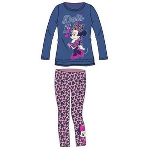 Disney Minnie Mouse - 2-delige set - blauw/roze - maat 122/128 (8 jaar)