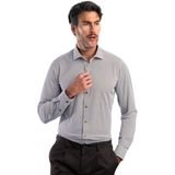 Overhemd Blue Industry bruin geprint stretch