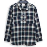 Tom Tailor - Comfort Fit - Flanellen Overhemd - Ruitpatroon