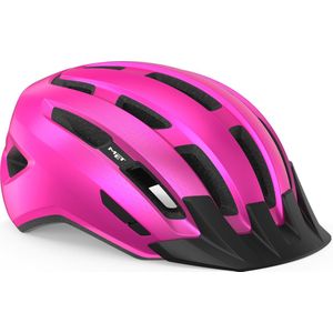 MET Downtown Fietshelm - Trekking - Maat S/M - Pink Glossy