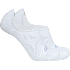 OS1st Nekkid comfort footies maat S (35.5-38.5) – wit – siliconen hiel grip - lichte compressie – minimaliseert wrijving en blaren – naadloze teen – vochtafvoerend - antimicrobieel