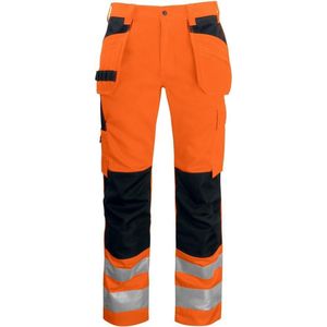 Projob Werkbroek EN ISO20471 Klasse 2 6531 Oranje/Zwart - Maat 42