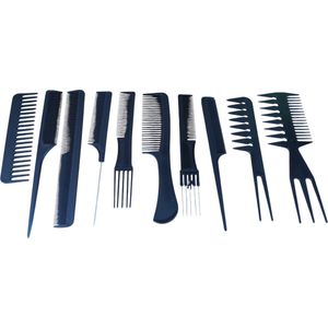 Merkloos Kapperskammen - Set van 10 Stuks - professioneel