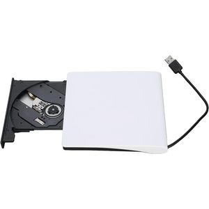 Optische Drive - DVD-drive USB3.0 - Plug Play Rewriter Burner Writer - DVD-ROM 8x - CD-ROM 24x - DVD-R - DVD+R 8X - DVD-RW 4X - CD-R 24x - Compatibel met Laptop en Desktop PC