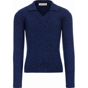 LOOXS 10sixteen 2331-5320-150 Meisjes Sweater/Vest - Maat 128 - Blauw van 50% RAYON 22% NYLON 28% POLYESTER