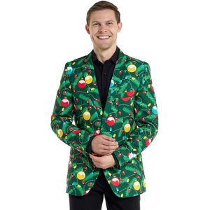 OppoSuits Men's Christmas Tree with Lights Blazer - Kerst jasje - Verkleedkleding - XMAS - Fout Kerstpak - Maat EU 54