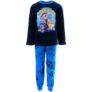 PAW Patrol Pyjama - Coral Fleece - Navy/Blauw - Maat 98