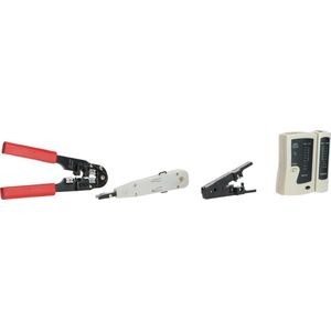 Danicom toolset (RJ45 krimptang - LSA-tool - striptang - testtool voor diverse connectoren)