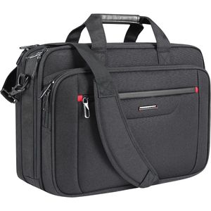 Waterdichte 17,3 inch Laptoptas voor Heren en Dames - Uittrekbaar, Ideaal voor Reizen en School