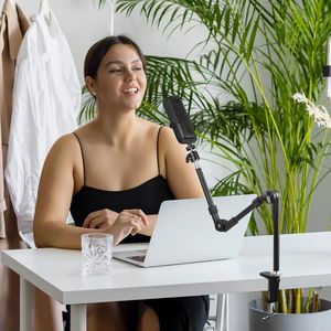 professional microphone arm - QuadCast Boom Arm Stand / microfoonhouder, microphone arm standard adjustable microphone stand 35 x 7 x 5 centimetres