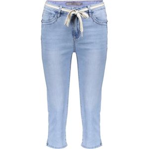 Geisha Jeans Capri Jeans 41029 10 Bleached Denim Marble Dames Maat - XS