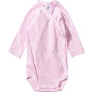 Sanetta Meisjes Overslag Romper - Roze -Maat 62