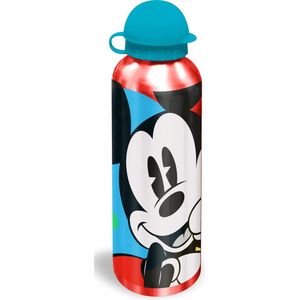 Disney Drinkfles Mickey Mouse Junior 500 Ml Aluminium Rood