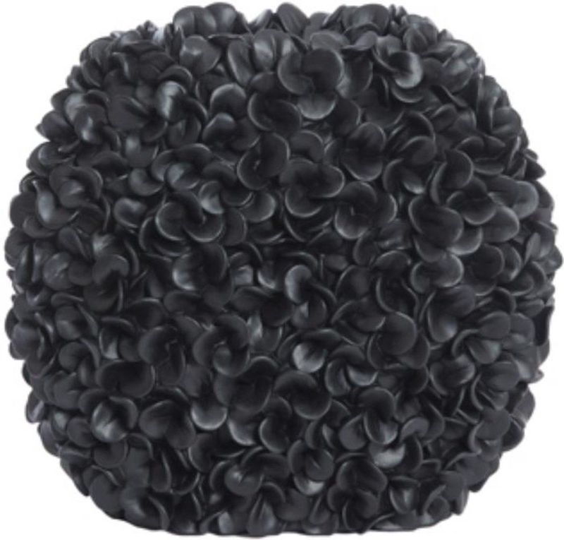 Light & Living - Vaas Phylia - Zwart - Kunststof - Modern - Bloemenvaas