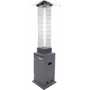 Gas Heater / Terrasverwarmer Sunred Atria Flame Torch Heater 11.000 Watt Grijs FT17G