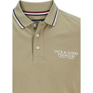 Jack&Jones Jprbluarchie Polo Mokkabruin Maat 5XL Plussize