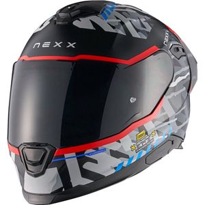 Y.100R - Integraalhelm - Actiecamera-ondersteuning - Aerodynamische Achterspoiler - X-COM 3 Communicatiesysteem