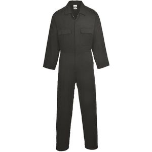 Portwest - Euro Work S998 - Katoenen Overall - Zwart