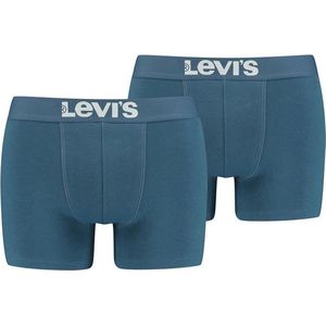 Levi's - Heren Onderbroeken 2-Pack Basic Boxers - Blauw - Maat XL