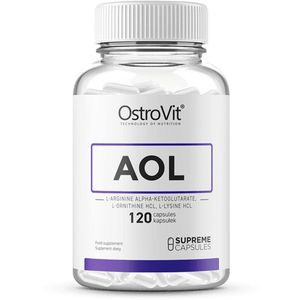 Aminozuren - AOL 1000mg L-arginine L-ornithine L-lysine - 120 Capsules - OstroVit