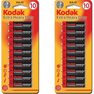 Kodak AAA Batterijen Extra Heavy Duty Goede kwaliteit Batterijen - Mini Penlite - 20 Stuks