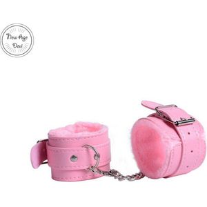 Pluche Handboeien - Roze handboeien  - pluche - BDSM - Beginners - Comfortabel - Fluffy - Verstelbaar, New Age Devi