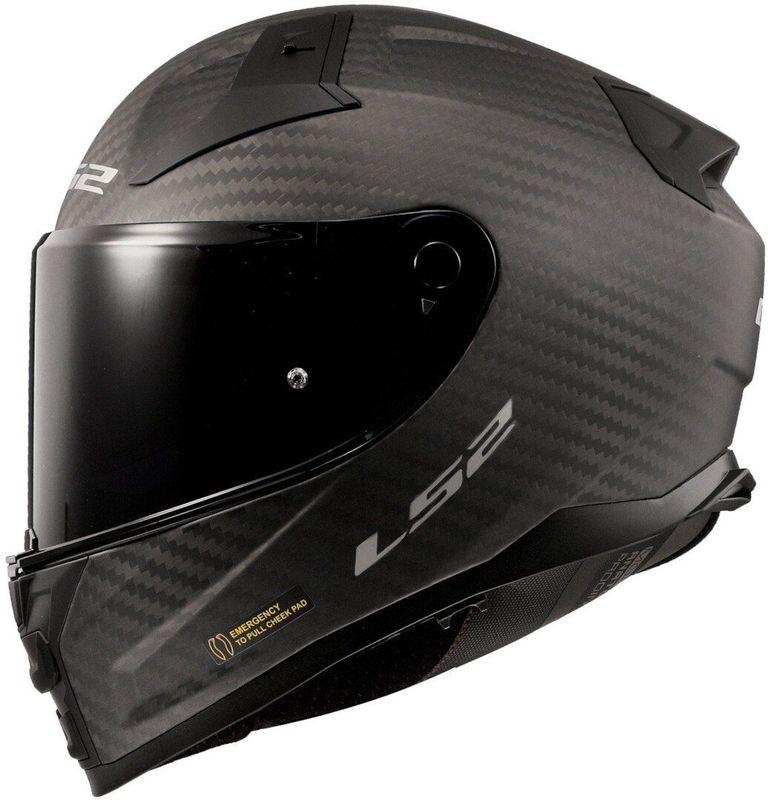 LS2 - Vector II Carbon FF811 - Helm - Mat Zwart - Carbon