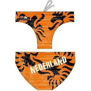Turbo Nederland Italy 2014 Zwemslip Oranje,Zwart 3XL Man