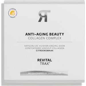 RevitalTrax - Anti-Aging Beauty Collagen Complex - 5.000mg Verisol® Collageen Poeder - Voedingssupplementen - Citroensmaak - 30 Zakjes