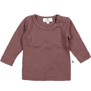 Wollen Baby- en kindertrui / long sleeve shirt – Merinowol - Twilight mauve 122