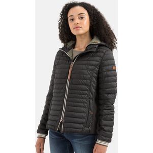 camel active Gewatteerd jack met afneembare kap - Maat womenswear-36 - Zwart