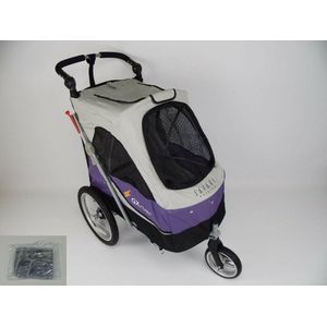 Regenhoes voor Hondenbuggy Petstro L en XL