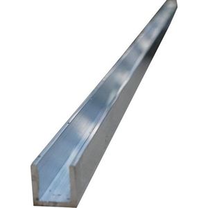 Proslide geleidingsprofiel aluminium lengte 2 meter x 15 x 15 x 15 x 2mm