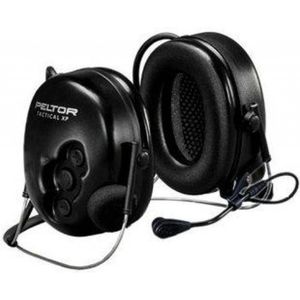 3M PELTOR Tactical XP Flex Headset MT1H7B2-77 met nekbeugel, Zwart, koptelefoon, oorkleppen,
