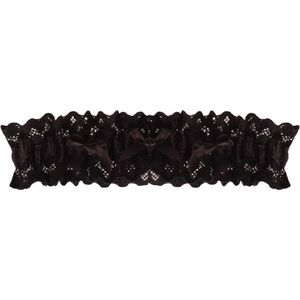 Kousenband zwart kant
