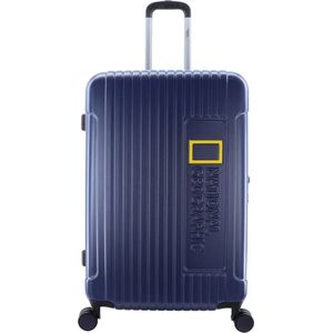 National Geographic Harde Koffer / Trolley / Reiskoffer - 77 cm (Extra Large) - Canyon - Blauw